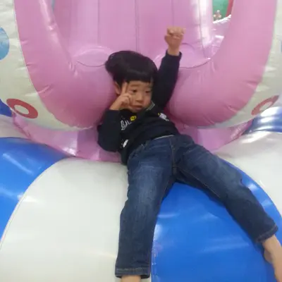아이와 함께한 봄날
