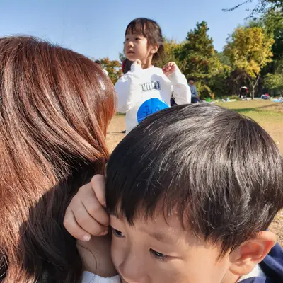 가족 산책