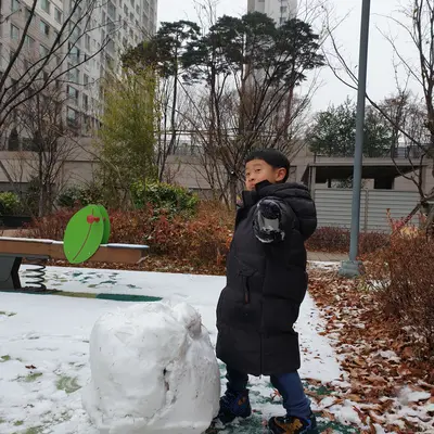 눈사람과 함께한 소소한 하루